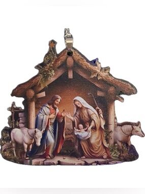 Nativity Scene Christmas Ornament holiday